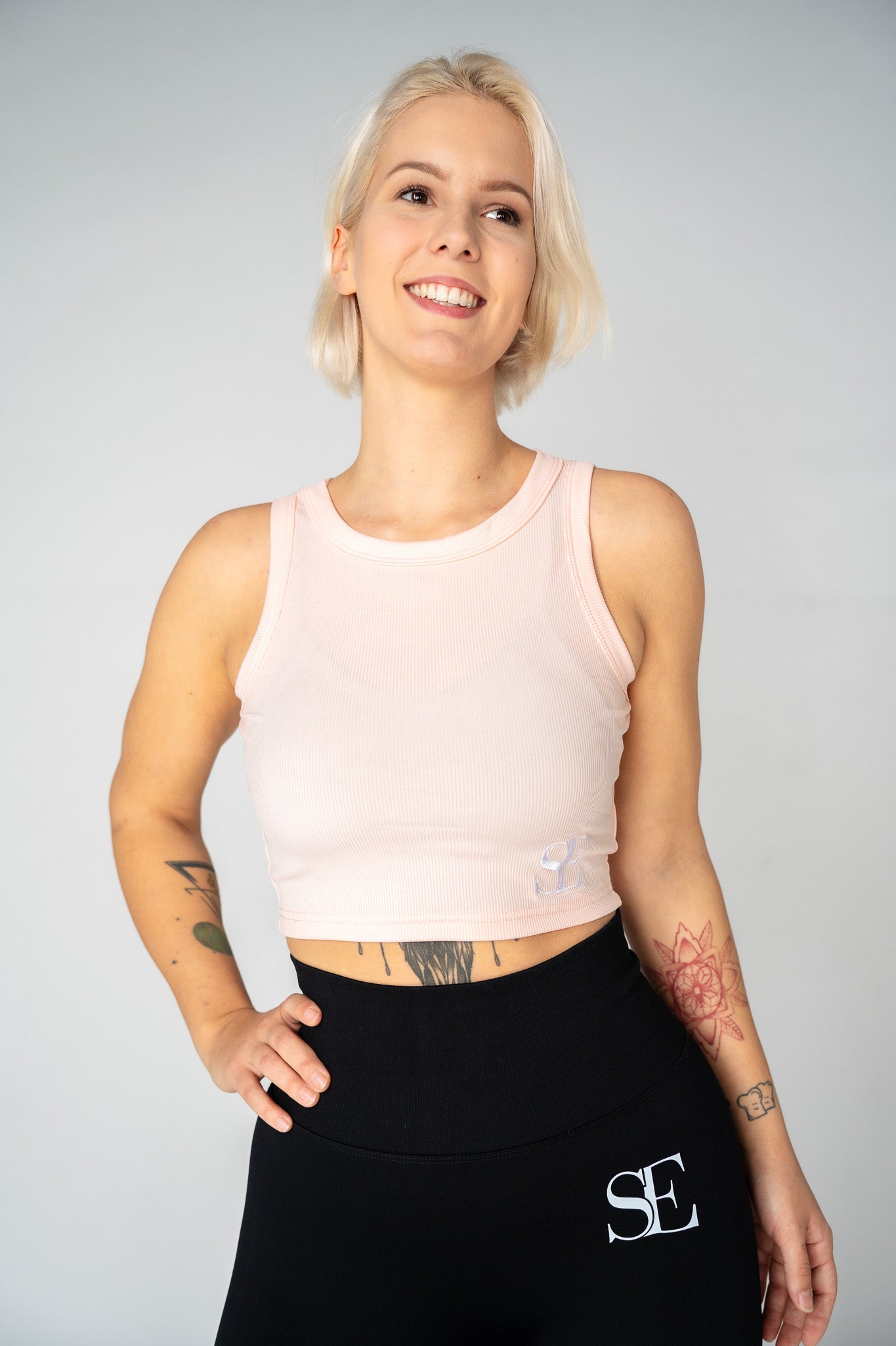 Ribtank rosa