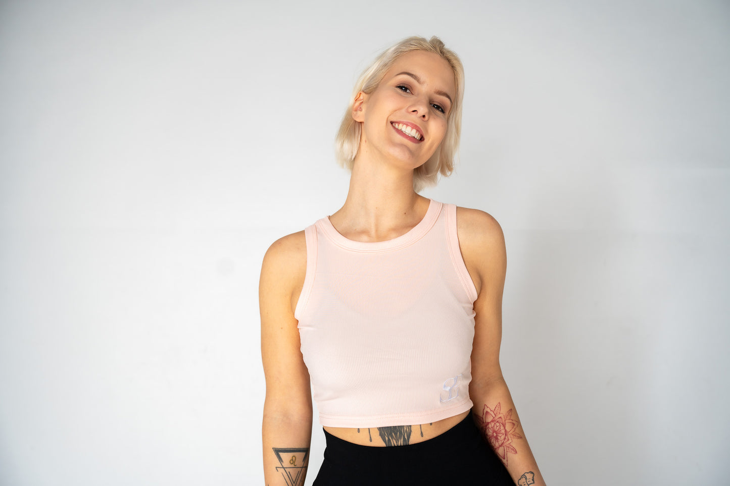 Ribtank rosa