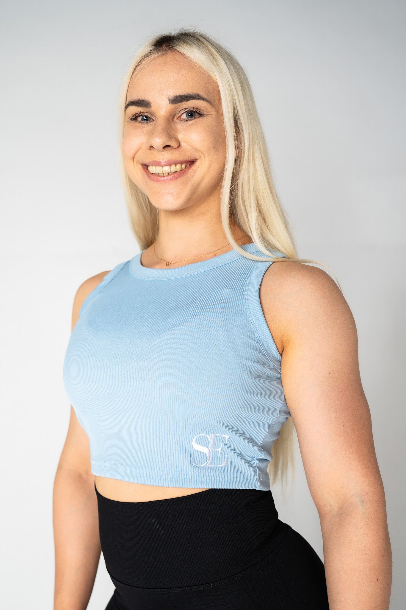 Ribtank babyblau
