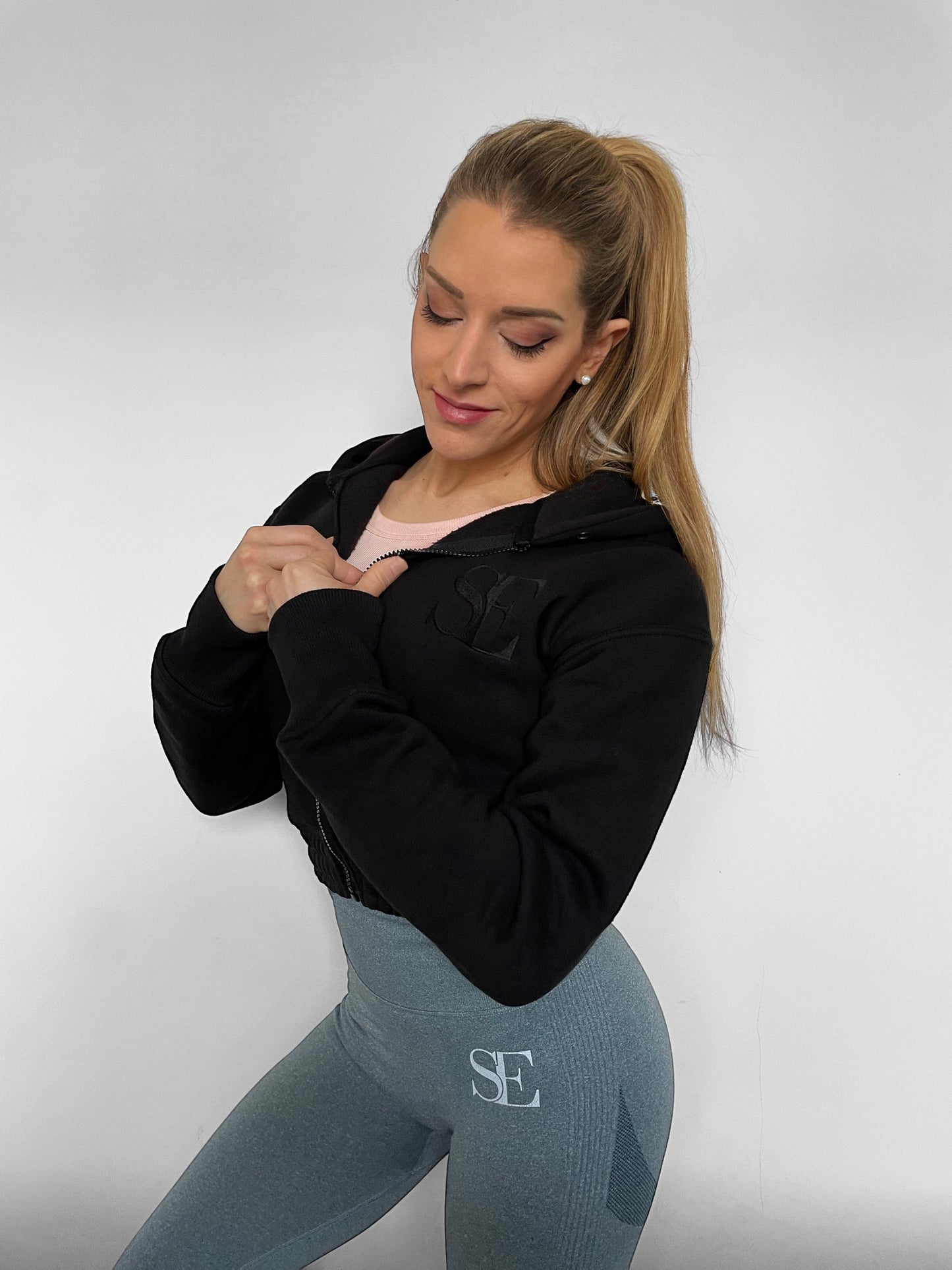 Essentials Crop Hoodie