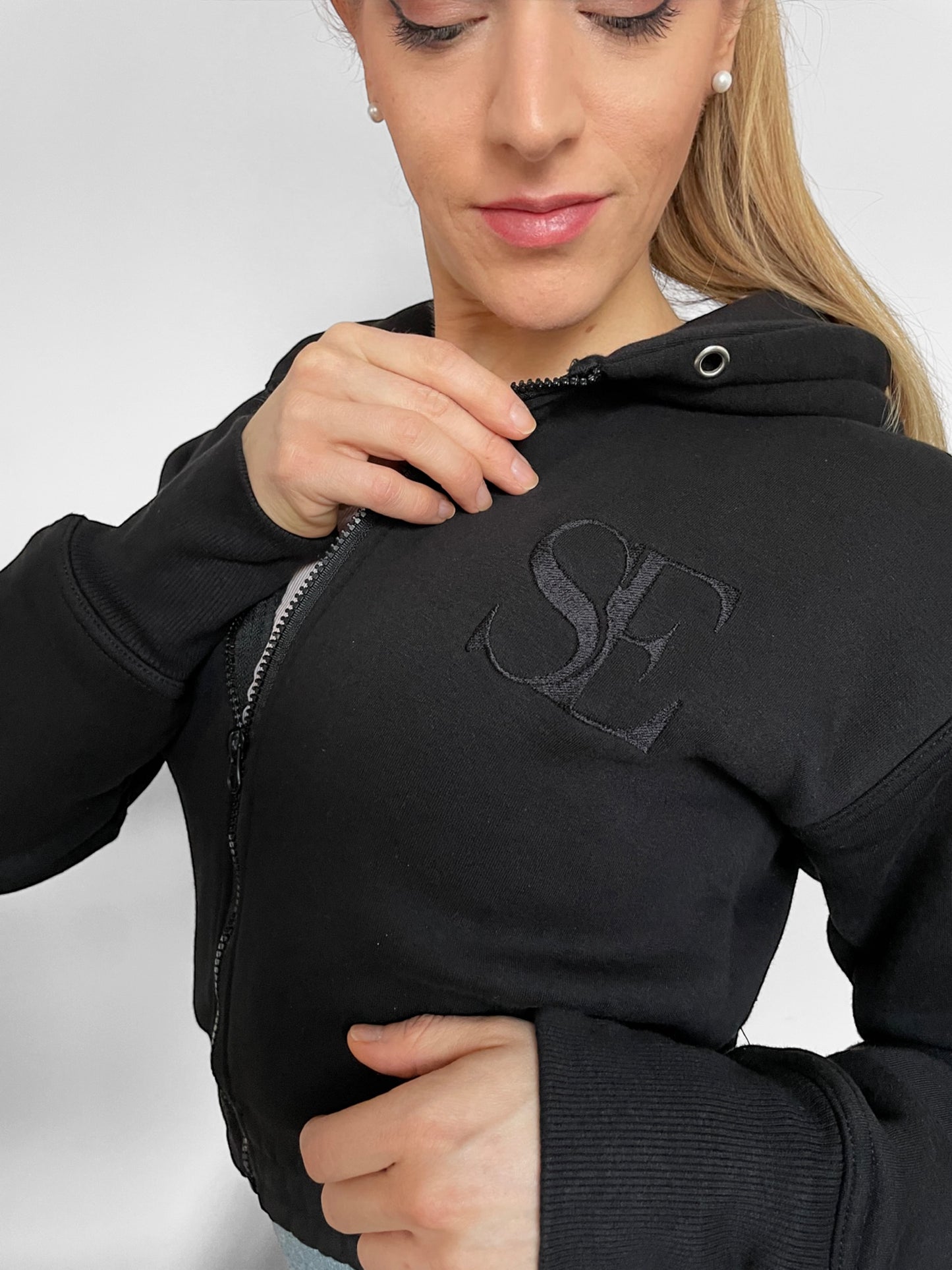 Essentials Crop Hoodie