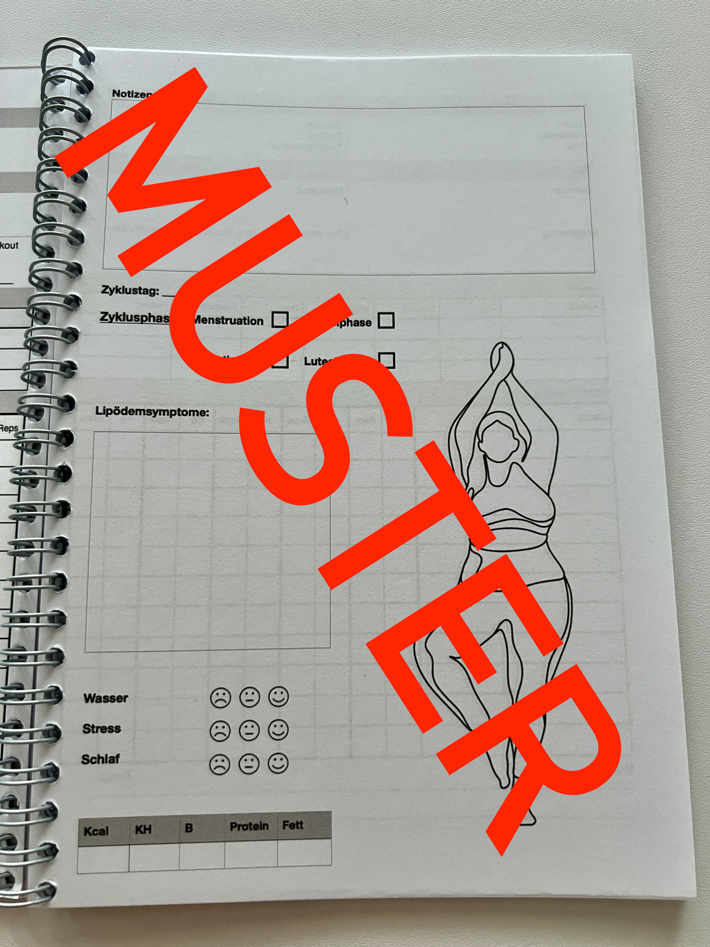 2 Lipödem Trainingslogbücher